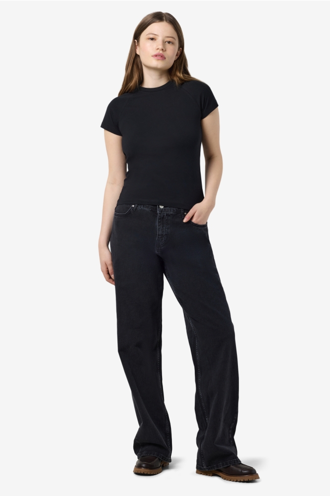 NMKATINKA S/S RAGLAN TOP FWD JRS NO 27028796 Black